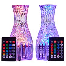 Living Glow Rechargeable Color Changing Starburst Touch Lamp 2pk
