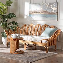 Loften Bohemian Rattan Daybed 89" W x 30.7" D x 34" H