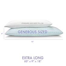 LoftWorks Big and Soft Overfilled Extra Long Memory Foam Body Pillow