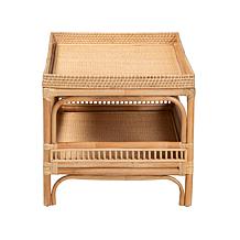 Lombok Natural Rattan Coffee Table 39.8" W x 22.8" D x 19.7" H
