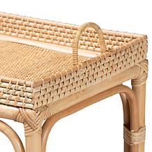 Lombok Natural Rattan Console Table 39.4" W x 15" D x 30.1" H
