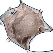 London Fog Jade Whipstitch Tote Bag with Crossbody Strap