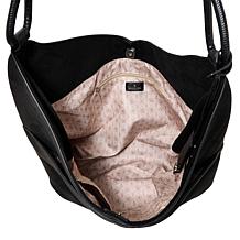 London Fog Loyalty Faux Suede Large Origami Tote