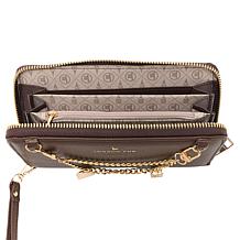 London Fog Rich Pebble Charm Wristlet Wallet