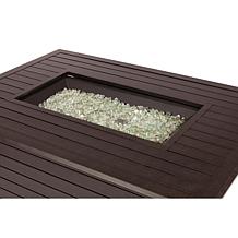 Longmont Aluminum Rectangular LPG Fire Pit