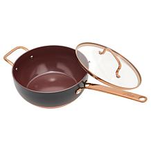 Lorna Maseko 4-Quart Ceramic Nonstick Chef's Pan with Lid
