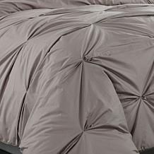 Lotus Home Cottonpure 100% Cotton Pintuck Duvet Cover Mini Set - F/Q
