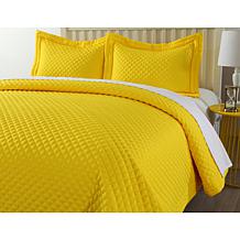 Lotus Home Stayclean Bacteria-Reducing Diamondesque Microfiber Quilt