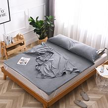 Lotus Home Travelux Packable Travel Sheet Set w/ Carry Bag -Queen