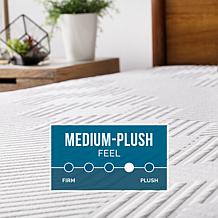 LUCID Comfort Collection 12" Plush Gel Memory Foam Mattress - Twin