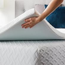 Lucid Comfort Collection 3" Gel Memory Foam Topper with Cover, King