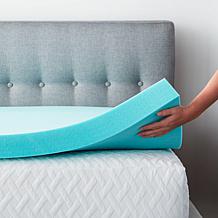 LUCID Comfort Collection 4" Gel Memory Foam Mattress Topper - Queen