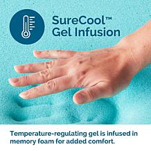 LUCID Comfort Collection 4" Gel Memory Foam Mattress Topper - Twin