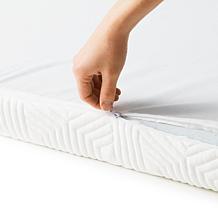 Lucid Comfort Collection 4" Gel Memory Foam Topper with Cover, Queen
