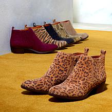 Lucky Brand Bimare Leather or Suede Ankle Bootie