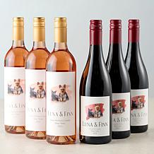 Luna & Finn by Martina McBride 6pk 750ml Rosé & Pinot Noir Wine AS