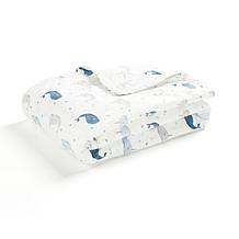 Lush Décor Reversible Soft & Plush Oversized Blanket- Narwhal Starf...