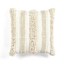 Lush Décor Wilbur Tufted Cotton Decorative Pillow Cover - 20" x 20"