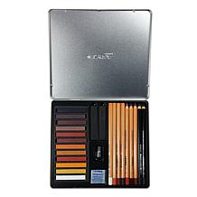 LYRA Rembrandt Fine Art Graphite and Sketching Brown Tones 25pc. Set