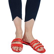 LYSSE Lynette Scalloped-Edge Denim Legging - Missy