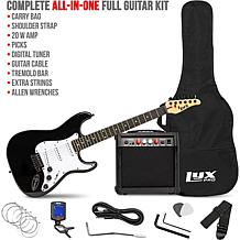 LyxPro 39" Electric Guitar Kit, Beginner Starter Kit w/20W Amp & More