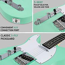 LyxPro 39" Telecaster Left-Handed Electric Guitar