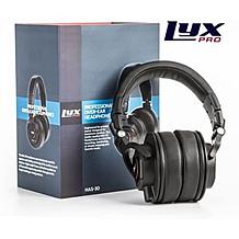 LyxPro HAS-30 Studio Headphones, Closed Back Over Ear Wired Headphones