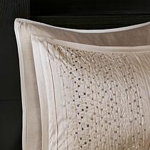 Madison Park Camelia 8-pc Embroidered Comforter Set, Natural - Queen