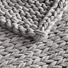Madison Park Chunky Double Knit Handmade Throw 50"W x 60"L