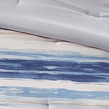 Madison Park Marina 8-pc Seersucker Comforter/Coverlet Set - K/Cal K