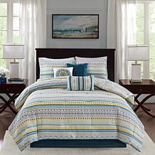 Madison Park Mercia 7-pc Reversible Sateen Comforter Set - Cal King