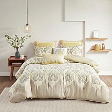 Madison Park Nisha Yellow Comforter Set - King/Cal King