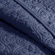 Madison Park Quebec Full/Queen Coverlet Mini Set - Navy