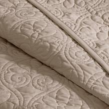 Madison Park Quebec King Quilted Bedspread Set - Khaki