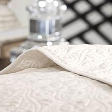 Madison Park Quebec Queen Quilted Bedspread Set - Ivory