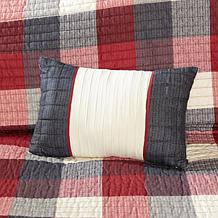 Madison Park Ridge Reversible Herringbone Coverlet Set - Full/Queen