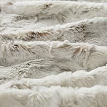 Madison Park Sachi Oversized Faux Fur Throw 60"x70" -  Natural