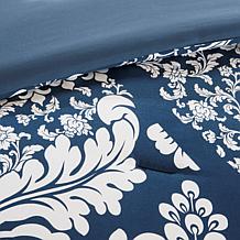 Madison Park Vienna 7-pc Cotton Comforter Set - Indigo, Cal King