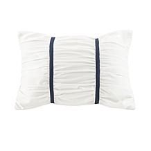 Madison Park Zennia 7-pc Seersucker Comforter Set w Blanket Full/Queen