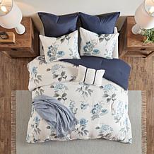 Madison Park Zennia 7-pc Seersucker Comforter Set w/ Blanket King/Cal