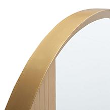 Maileen 24" Antique Brass Iron and Glass Mirror