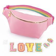 Make It Real 9-pc. Fashion Bum Bag with Patches