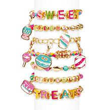 Make It Real: Sweet Treats DIY Bracelet Kit - Create 7 Charm Bracelets