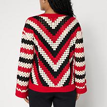 Mark & James by Badgley Mischka Cara Crochet Sweater