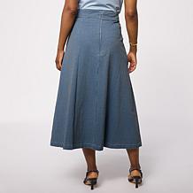 Mark & James by Badgley Mischka High-Waisted A-Line Skirt