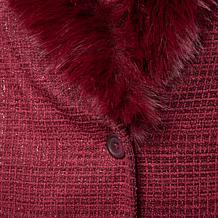 Mark & James by Badgley Mischka Onyx Tweed Knit Blazer