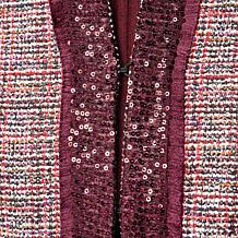Mark & James by Badgley Mischka Sequin Trim Tweed Jacket