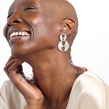 Marla Wynne Twisted Disc Earrings