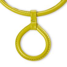 MarlaWynne 24-1/2" Faux Leather Adjustable Drop Necklace