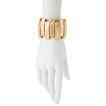 MarlaWynne Linear Station Satin-Finish Stretch Bracelet